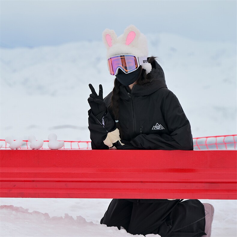 24冬时尚户外单板防水防风滑雪服男女大码加棉加厚外套M77-P160,男装棉衣,电商A001