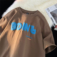 青春流行T恤时尚潮牌潮五分袖B8P35，男装T恤，星座1116-2