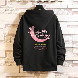 KS21209-P38 加绒款-P43 连帽开衫卫衣男运动外套大码班服 砖墙图片