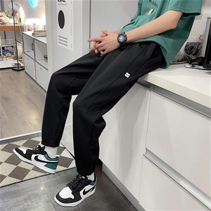 休闲百搭哈伦裤运动束脚卫裤22春季新款小脚潮男运动裤K375-P45图片