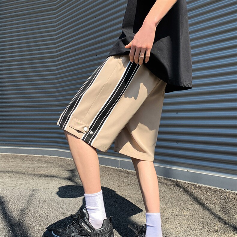 K3652-P35夏季美式冰丝透气纯色潮流情侣男女休闲百搭短裤控48,男装休闲裤,电商A009A（原A058A）