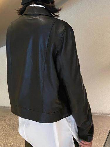 【现货】帅气小羊皮皮衣，女装皮衣，安吉拉