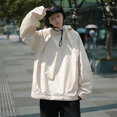 Wt07-P55日系设计感拉链套头山系冲锋衣，男装夹克，星座1501-1