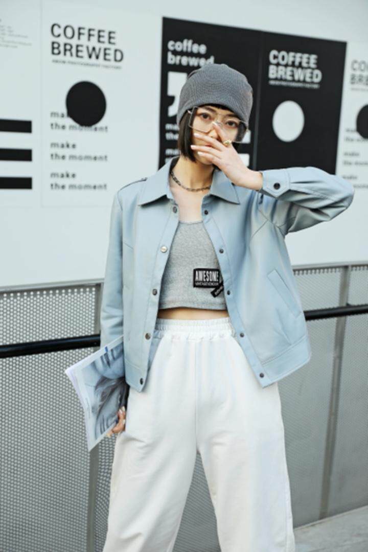 春季新款街头超飒皮衣，女装皮衣，茗格拉