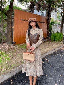 皮马甲两件套,女装马甲,安玖拉