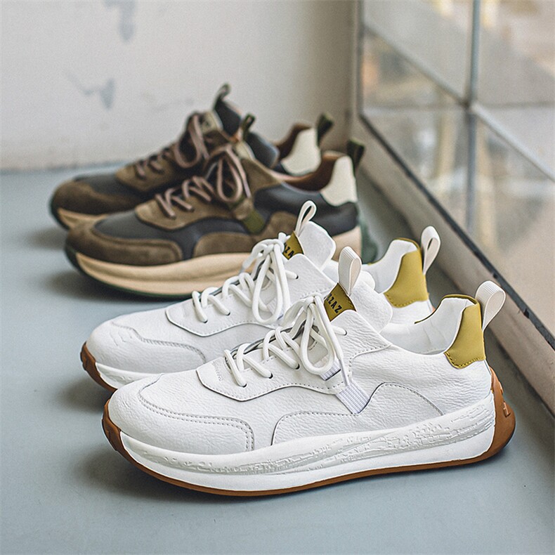 2023夏季新款阿甘鞋男士防滑轻便休闲运动鞋跑步鞋户外出行小白鞋，男鞋休闲鞋，电商A223