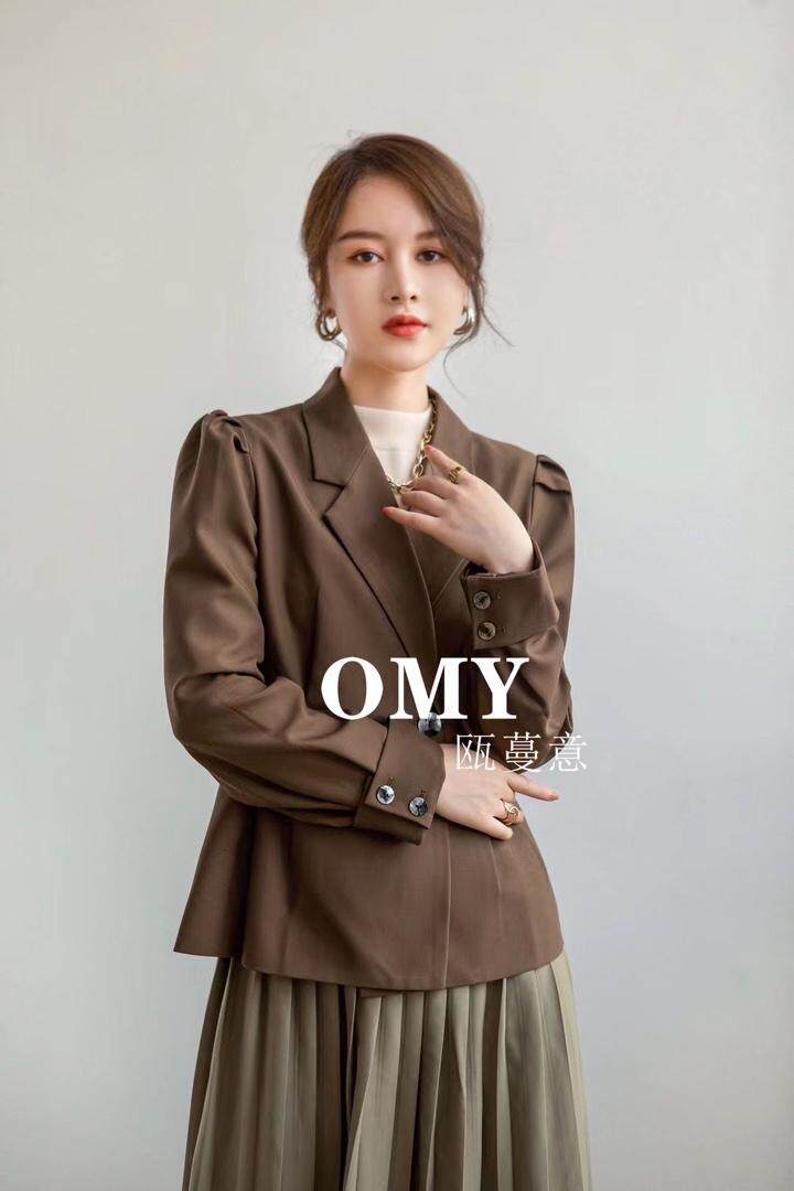 现货！收腰西装外套，女装西装，OMY 瓯蔓意