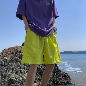 2025新款多巴胺速干侧边分割短裤宽松 M~4XL XZ604-DK203-P35控48图片