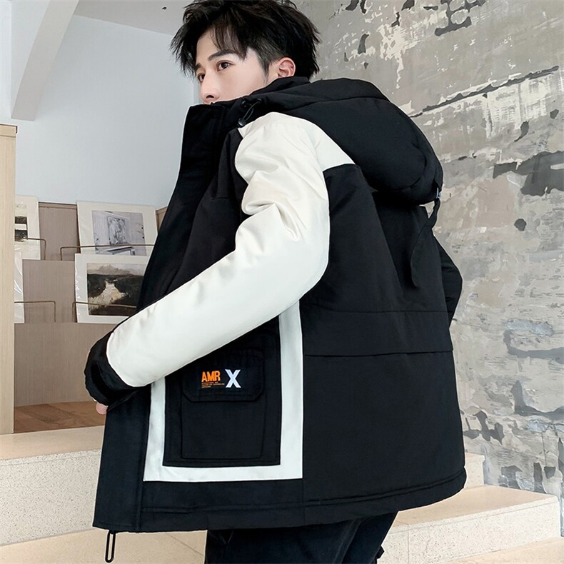 男士休闲连帽加厚保暖棉衣外套棉服棉袄冬季防寒开衫男装M997P90,男装棉衣,电商B226-2（原B217-2）