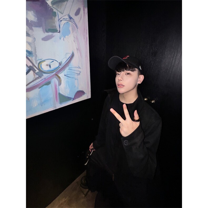 现货！巴家短款简约暗黑夹克外套XYJK01-特p75,男装夹克,电商B288