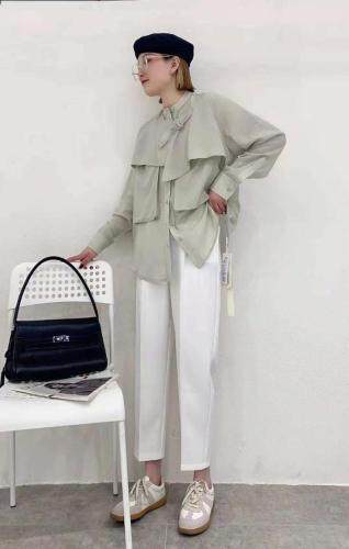 【现货】春夏 设计款衬衫/防晒,女装衬衫,一·贝宣