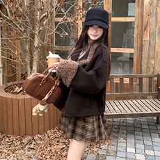 新款毛呢外套2C122-5122-P255-K378，女装毛呢外套，2C122
