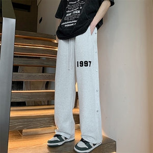 春季休闲裤男直筒裤宽松拖地裤阔腿运动裤B278- K611-P55图片