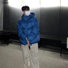 816B-WT039-P125韩阔版加厚保暖棉衣宽松面包服棉袄外套，男装棉衣，星座816B
