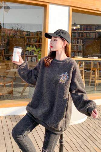 冬季新款，颗粒绒卫衣，女装卫衣/绒衫，艾伊贝雪