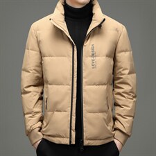 中年男士羽绒服男冬季中年爸爸翻领冬装休闲款外套YL28809-P265图片