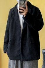 灯芯绒西服男春秋ins小西装外套休闲潮流炸街美式宽松W1809-P55，男装夹克，星座512-4