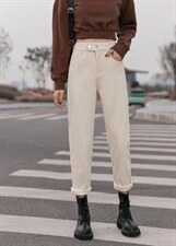 加厚绒牛仔哈伦裤，其它，茂源祥