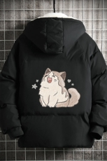 控128加绒面包服男大码羊羔毛棉衣男MY16358-P100，男装棉衣，电商A040A