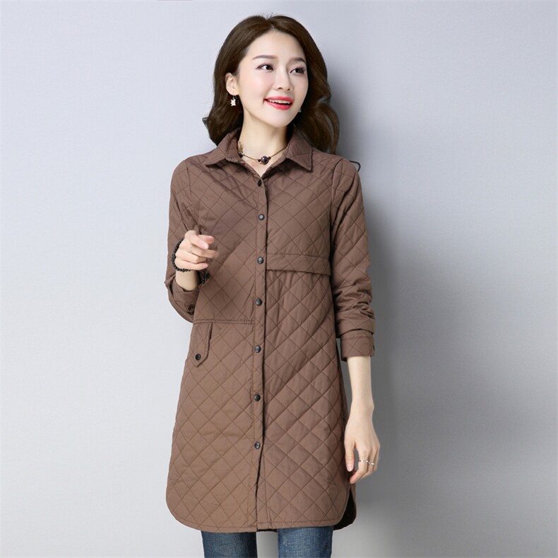 棉衣/棉服蓝色舒适修身纯色气质韩版简约宽松长袖纯色,女装棉衣/棉服,小林双子