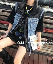 韩版羽绒马甲，女装马甲，QJJ