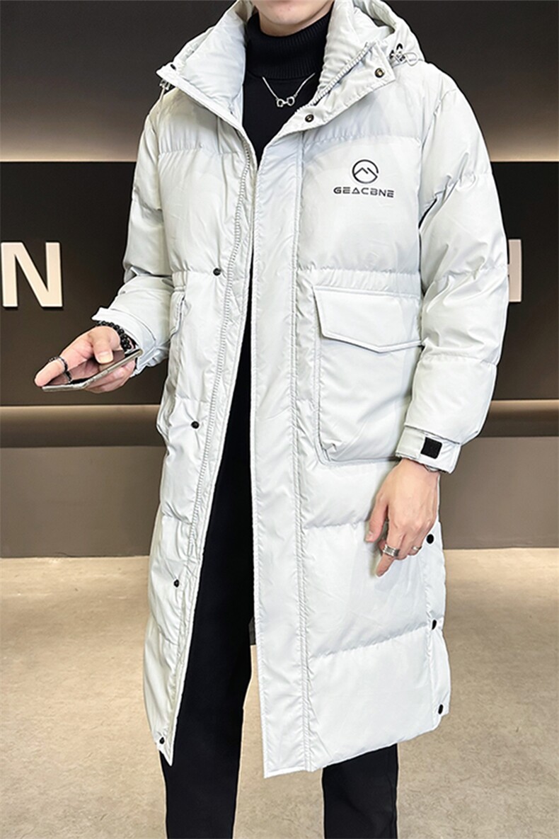长款男冬季2025新款连帽加厚防寒服外套A313-8808-P285,女装短外套,电商A313