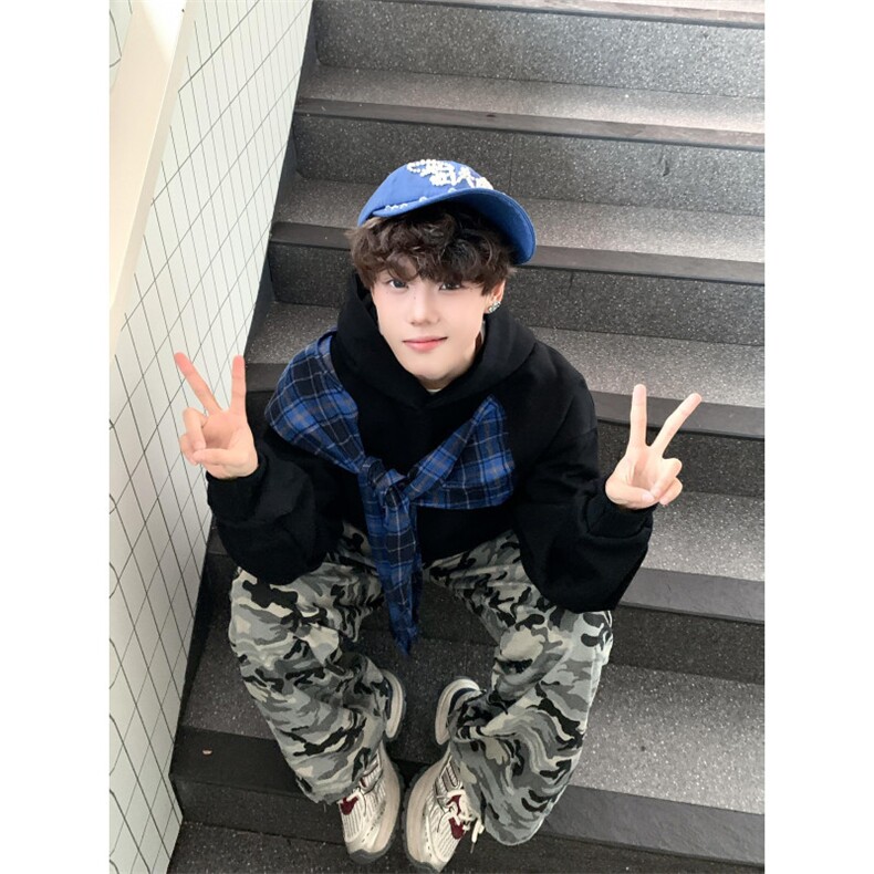 【有货】WY904CC-特P48设计感蝴蝶结连帽卫衣男女同款,男装卫衣,星座1007（原301D）