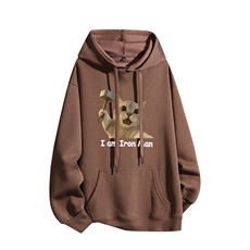 得物供货、复合重磅420克现货连帽卫衣宽松HD019-1-HML288-特P45，男装卫衣，电商019-1