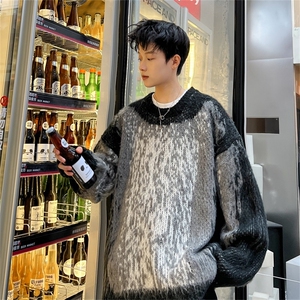 电商DSA028-CP01 P70 100聚酯 新款时尚设计圆领毛衣男限价98图片