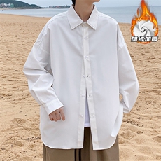 2025HC21342加绒港风外景大码简约加绒衬衫M-5XHC24970-特P30，男装衬衫，电商A022