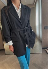 22C03#彩色腰带西装外套，女装西装，首选