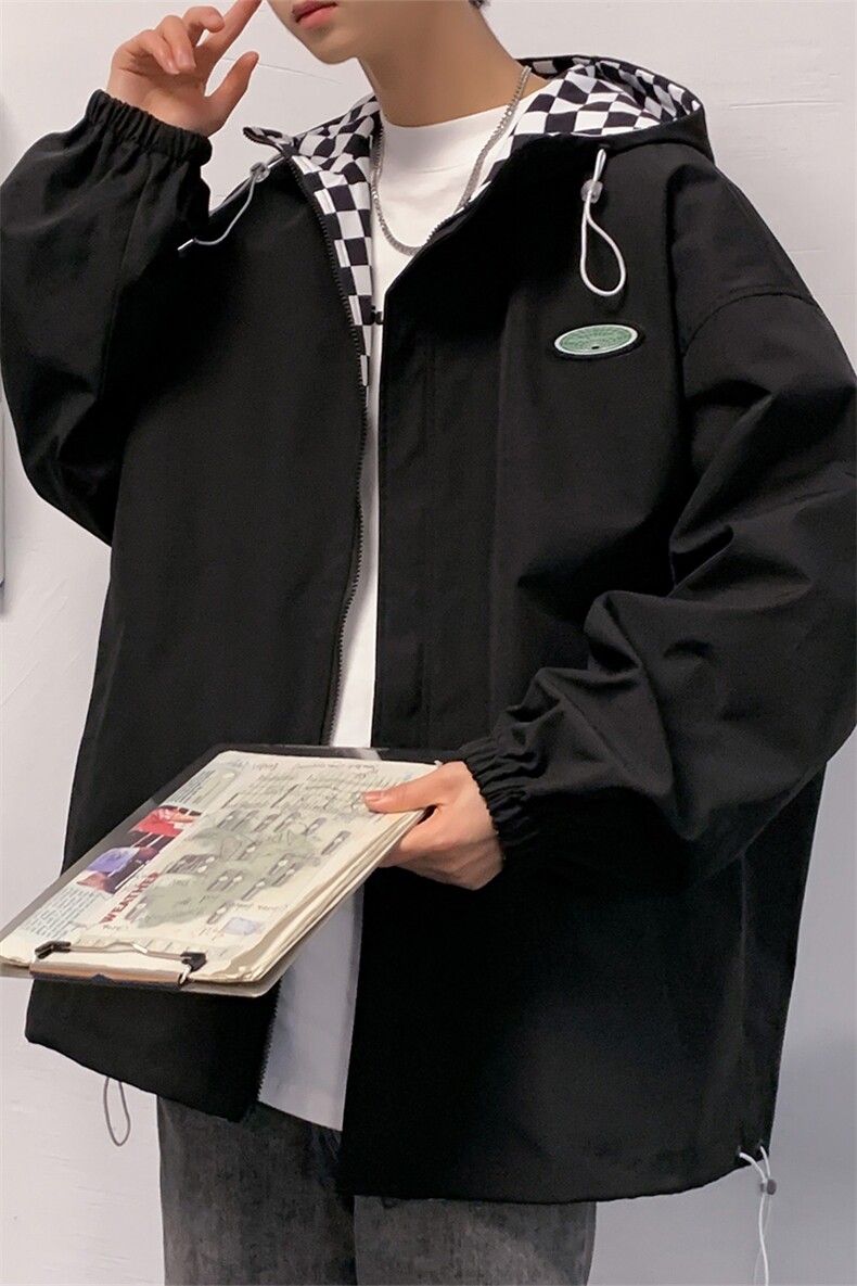 秋款棒球服夹克外套男潮牌潮流字母刺绣情侣学生22107-P75控108,男装夹克,星座717