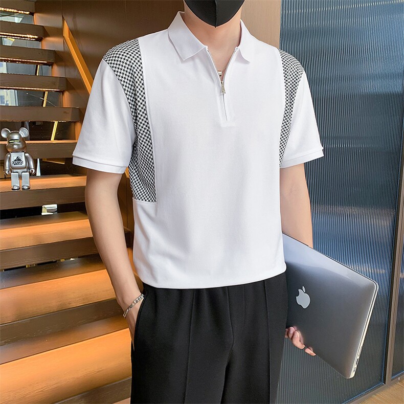 23男士翻领T恤polo衫A210-3320-p5570%棉%聚酯纤维5%氨纶,男装T恤,电商A210