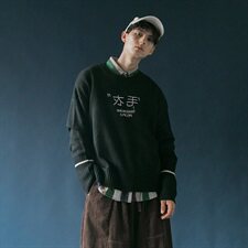 秋冬chic网红情侣毛衣上衣针织衫保暖时尚毛衣男T002-P55，男装针织衫/毛衣，星座1501