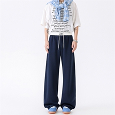 休闲裤男华棉新款港风宽松高品质弯刀裤K8558-特P40无差价，男装休闲裤，星座214-3