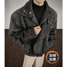 现货大翻领CIEANFIT韩系加厚棉衣痞帅港风外套N61-P135控178，男装棉衣，电商A170
