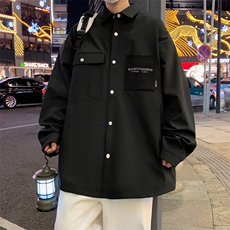 春季新款衬衫外套男潮流宽松休闲工装夹克C01-P75，男装夹克，星座308B-2