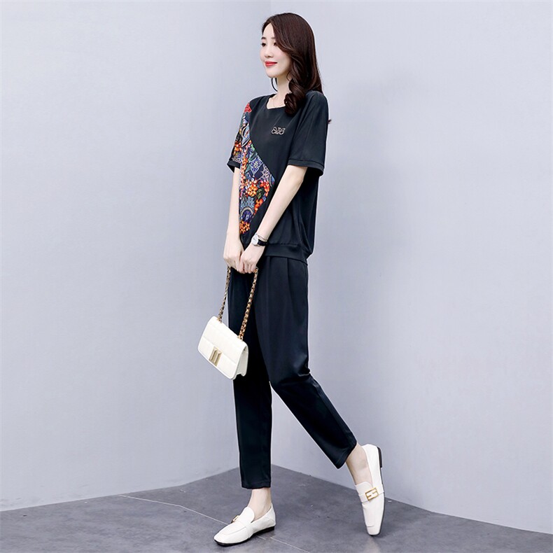 套装/套裙宽松柔软潮流个性简约两件套舒适2021年夏季,女装套装/套裙,香香