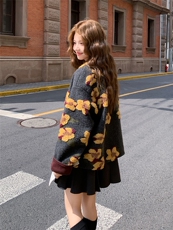 2025年冬季新款印花加厚摇粒绒羊羔毛外套2558款P180-K268，女装羊羔毛/颗粒绒，浙宝301