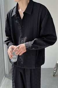 2026夏 轻熟风高级编织纹理小众气质慵懒衬衫防晒服CY12/P70控108图片