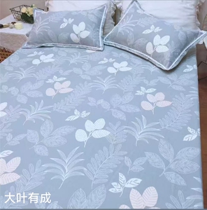 老粗布斜纹细纱双人三件套图片