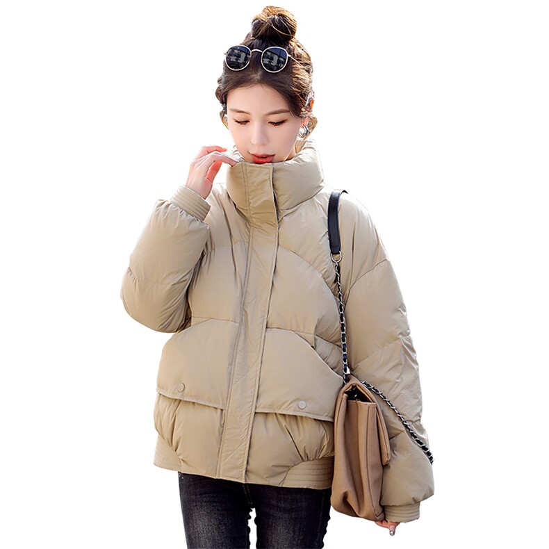 短款羽绒服女2024冬季新款小个子独特漂亮超好看红色欧货厚面包服,女装羽绒服,姿衣坊