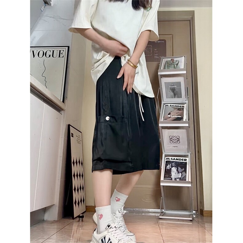 仿天丝牛仔高级感冰丝垂感休闲裤夏季新款潮牌七分裤男2562特批31,男装牛仔裤,电商C305A