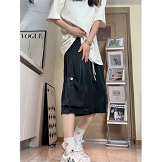 仿天丝牛仔高级感冰丝垂感休闲裤夏季新款潮牌七分裤男2562特批31，男装牛仔裤，电商C305A