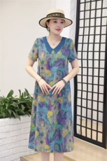 2025百搭新品时尚宽松连衣裙，女装连衣裙，雪兔电商全品类