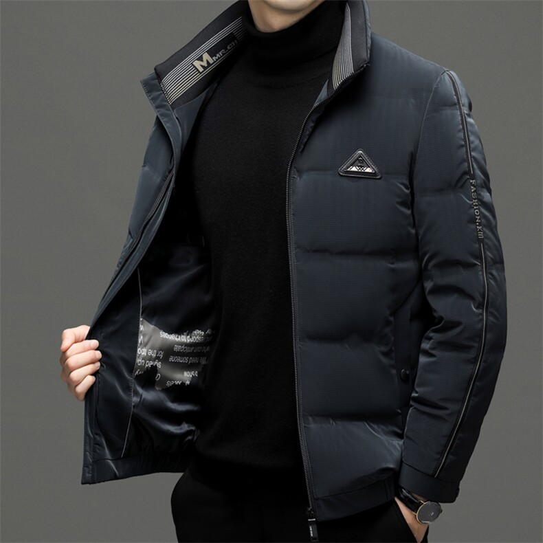 羽绒服男士新款秋冬季宽松休闲中青年保暖立领外套FF2803-P255,男装羽绒服,星座1105-3