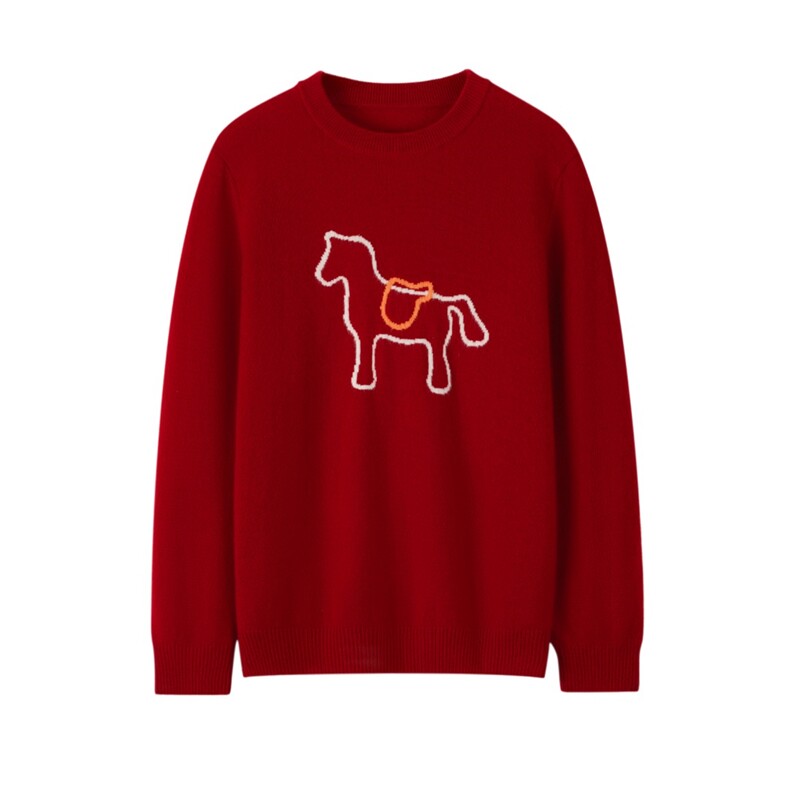 2025时尚百搭通勤简约休闲儿童，童装儿童羊绒衫，绒知纯羊绒