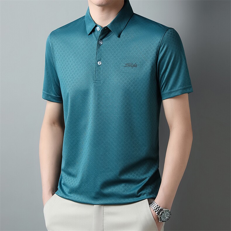 夏季Polo衫纯棉商务休闲男装短袖t恤宽松翻领半袖体ZG1369-P60,男装T恤,星座1105-3