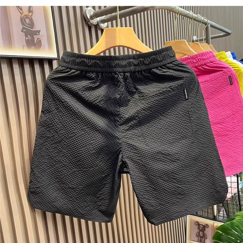 休闲短裤男士夏季潮流时尚百搭运动五分裤纯色宽松速干透气沙滩裤,男装牛仔裤,星座218-1（原230）