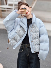 2025年冬季短款90白鸭绒，女装羽绒服，艾尚靓装